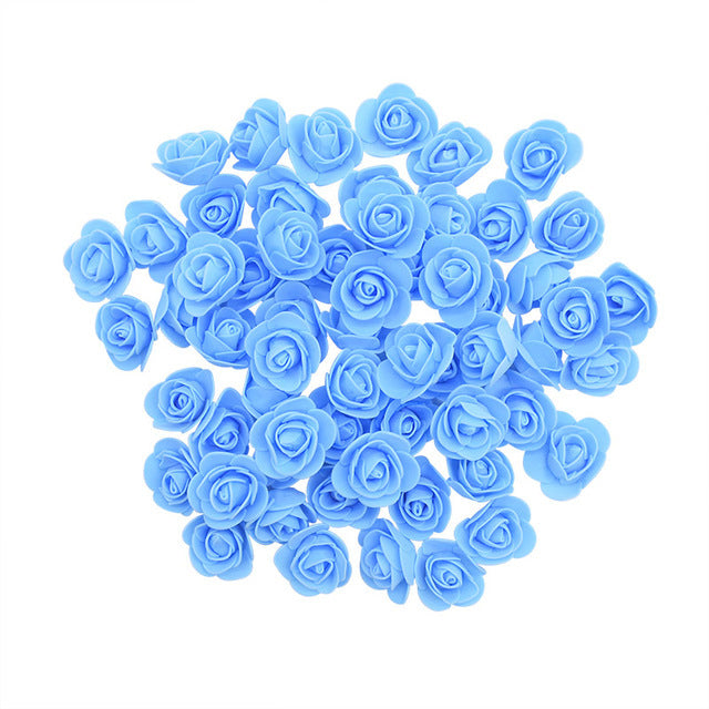 Artificial Rose Head Foam Flower