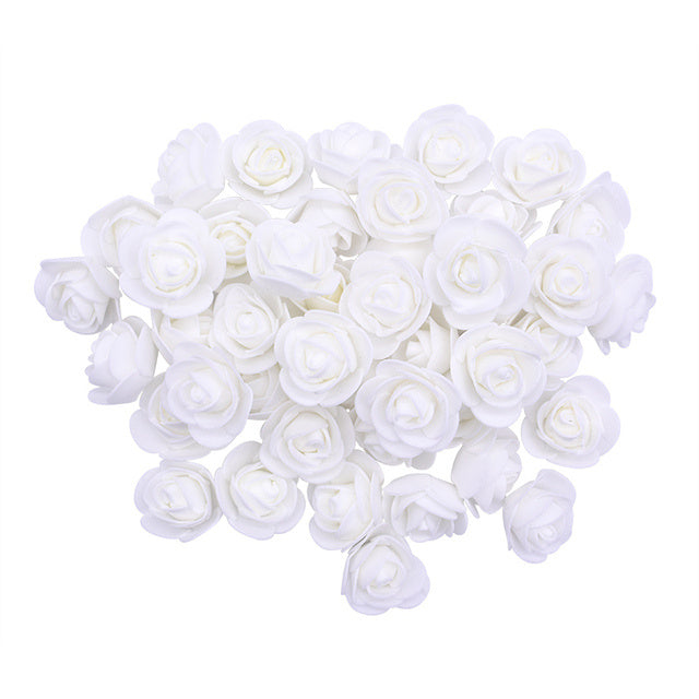 Artificial Rose Head Foam Flower