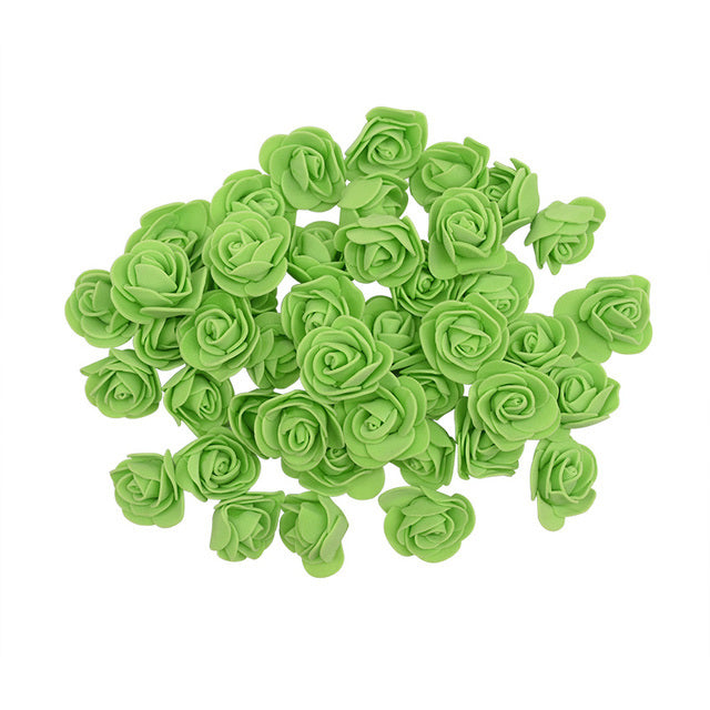 Artificial Rose Head Foam Flower