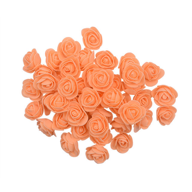 Artificial Rose Head Foam Flower